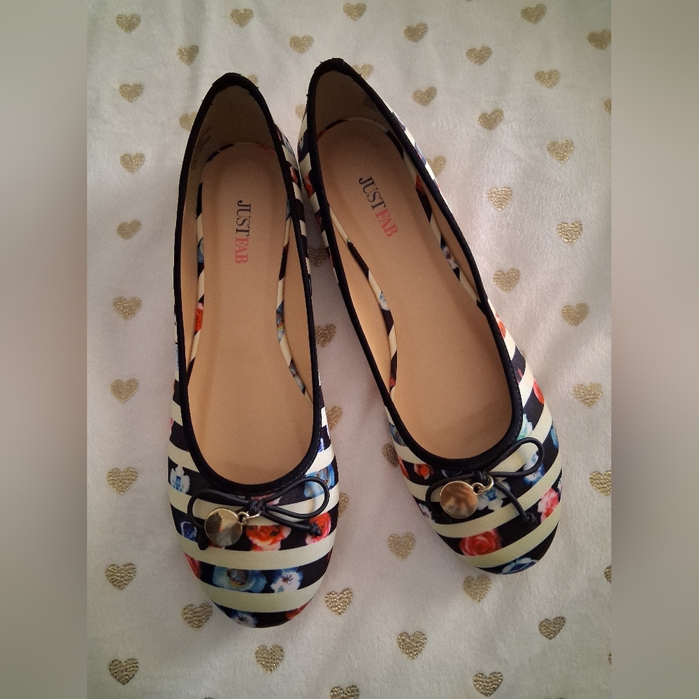 🔥3/$70 🎉2xHP🎉 JustFab "Magden" Women's Flat Ballet Shoes - Picture 7 of 12